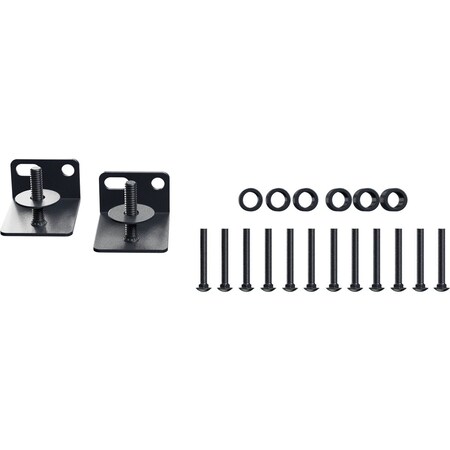 Ekena Millwork Barnfold 4-Door Adapter Kit, Dark Gray GB6007M4K4DG